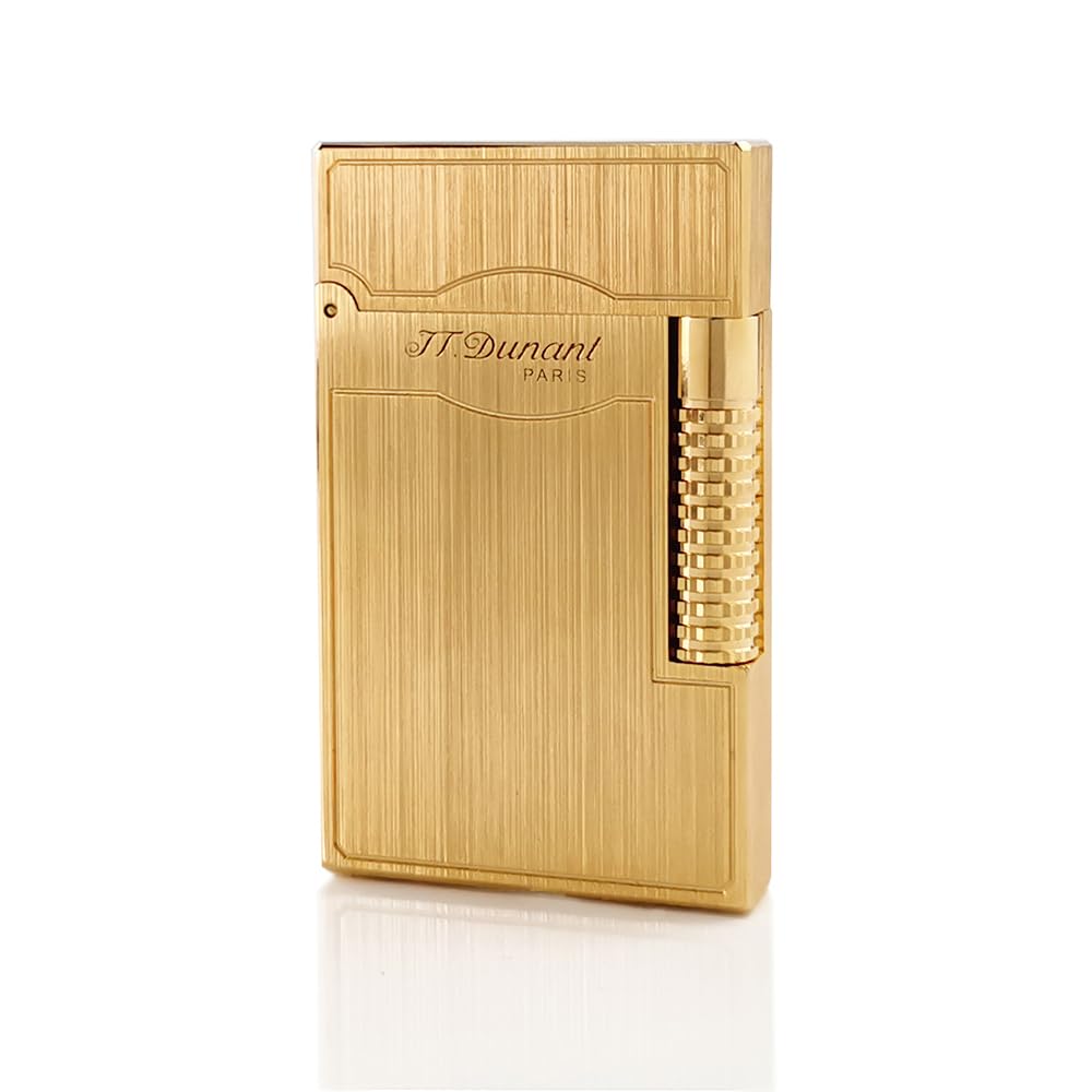 Classic LE Grand Lighter, Clear Ping Sound, Refillable, Side Slide Lighter Single Flame, Adjustable Soft Flame, Gift for Men Dad Boyfriend Husband (Silver Dual Flame)