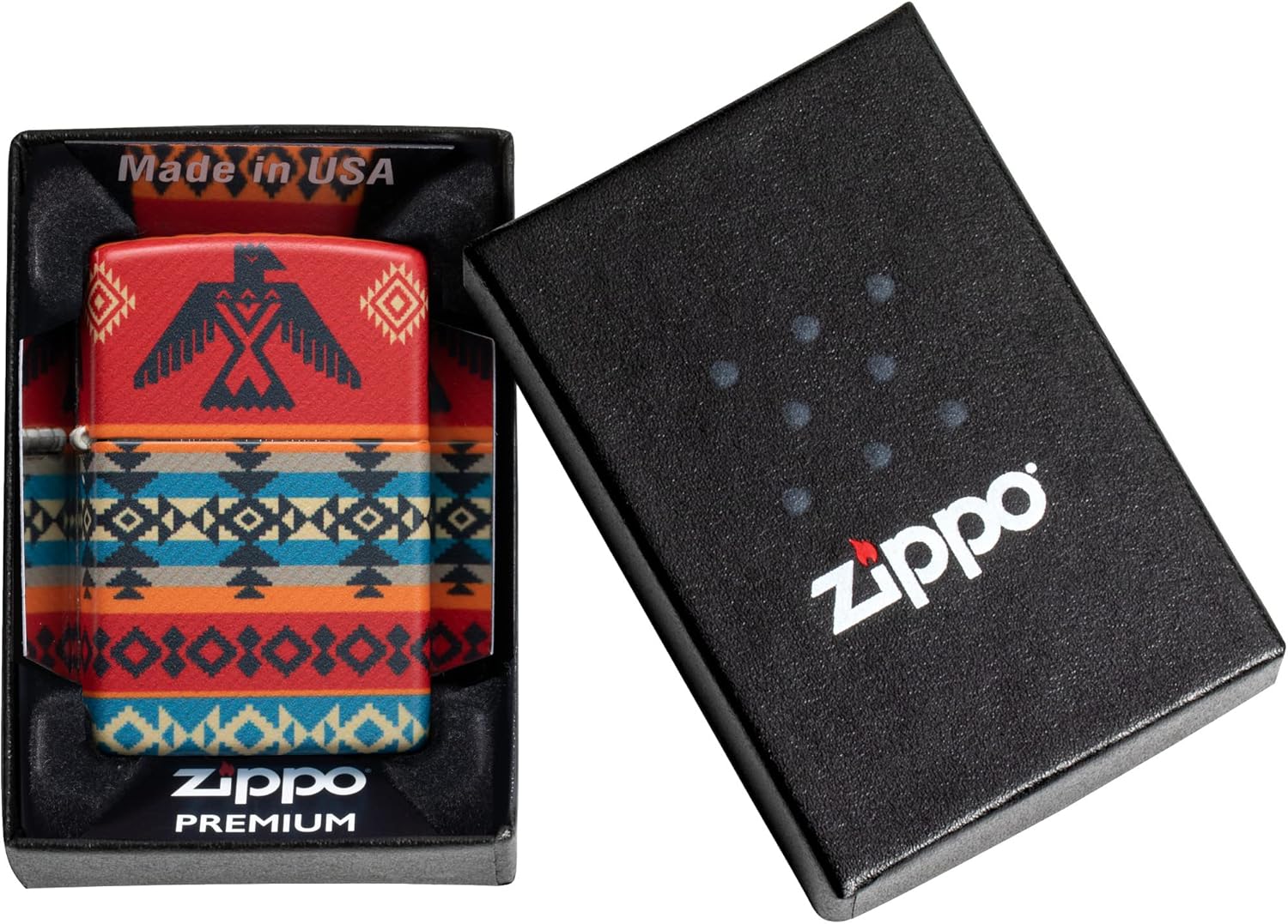 Zippo Lighter: Indian Thunderbird Pattern - 540 Color 48524