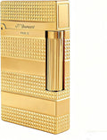 Classic Metal Lighter, Clear Sound, Refillable, Lighter for Candles, Adjustable Soft Flame, Gift Collection for Men Dad Boyfriend Husband (Gold)
